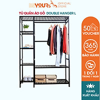 Tủ Treo Quần Áo Gỗ BEYOURs Size Khổng Lồ - Double Hanger Lắp Ráp Dễ Dàng - Nội Thất Phòng Ngủ