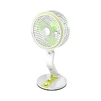 Quạt treo tường mini, quạt sạc tích diện, quạt không dây, Quạt gấp có đèn tích hợp 2 trong 1 siêu tiện ích