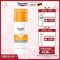 Kem Chống Nắng Eucerin Sun Gel-Cream Dry Touch Oil Control SPF50+ Cho Da Nhờn & Mụn 50ml