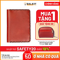 Ví Bóp Nam Nữ Nhỏ Mini Handmade Da Bò Thật Galaxy Store GVM