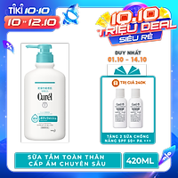 Sữa Tắm Toàn Thân Cấp Ẩm Chuyên Sâu Curel Intensive Moisture Care Body Wash (420ml)