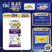 Siro Uống Nature's Way Kids Smart Infant Drops VD3 Bổ Sung Vitamin D Cho Bé Phát Triển Tốt 10ml