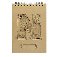 Sổ Sketchbook Alphabet - Hình Chữ N