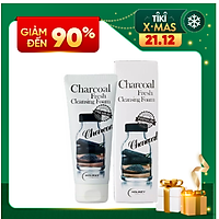 Sữa Rửa Mặt Than Hoạt Tính Làm Trắng Thu Nhỏ Lỗ Chân Lông Holikey Charcoal Fresh Cleansing Foam