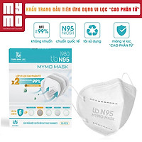 Khẩu trang Mymo Mask N95 X2 lớp vi lọc cao phân tử kháng khuẩn 99%