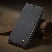 Bao da thật dạng ví cho Xiaomi Redmi Note 9 Pro Max Chính Hãng Caseme có ngăn đựng thẻ - Hàng Nhập Khẩu