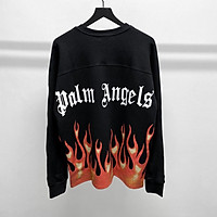 (Hàng chuẩn đẹp) Palm Angels Fire Sweater - Áo Sweater Palm Angel Lửa Unisex