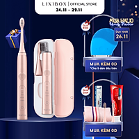 Bàn chải đánh răng điện Halio Sonic Whitening Toothbrush - Màu Rose Gold