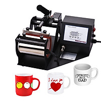 Aibecy Mug Heat Press Machine 11oz Heat Transfer Sublimation Printing DIY Machine with Digital Display for Mugs Cups