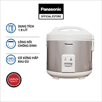 Nồi cơm điện nắp gài Panasonic PANC-SR-MVN187LRA 1.8L - Lòng nồi chống dính - Gồm 3 chế độ nấu - Hàng Chính Hãng