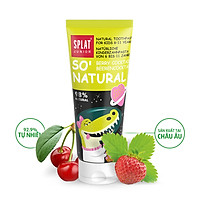 Kem đánh răng tự nhiên 55ml cho bé 6 - 11 tuổi Splat JUNIOR Nga, không cay, ngừa sâu răng, bảo vệ men răng