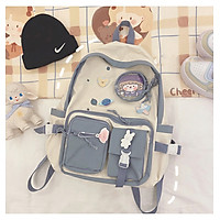 Balo dù ULZZANG dành cho học sinh, sinh viên nam nữ phong cách Hàn Quốc V7834