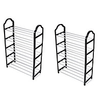 Bộ 2 kệ giày dép cao cấp 5 tầng tiện dụng