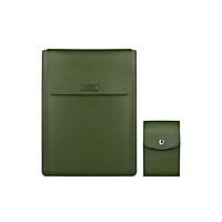 Da PU Laptop Đứng Cho Macbook Air Pro 13 15 2020 Máy Tính Xách Tay Nữ Tay Túi Cho Huawei ASUS HP Dell 13.3 14 15.4 Inch