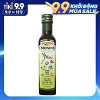 Dầu Oliu Organic Cho Bé Monini 250ml (Italy)
