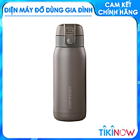 Bình Giữ Nhiệt Lock&Lock Chubby Tumbler LHC3233 370ml - Hàng Chính Hãng, Có Dây Treo, Chất Liệu Thép Không Gỉ, Mở Nắp Bằng 1 Tay