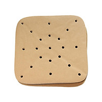 200pcs Heat Resistant Air Frying Pan Paper Nonstick Air Fryer Liners 8.5 Inch Square Oil Paper for Air Fryer Pans Bamboo