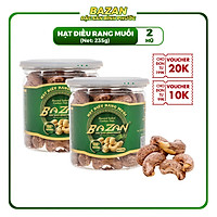 HẠT ĐIỀU RANG MUỐI BAZAN ĐẶC SẢN BÌNH PHƯỚC COMBO 2 HỘP