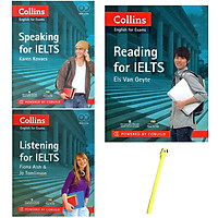 Combo Collins – For IELTS :Reading, Listening, Speaking ( Tặng Kèm Viết )