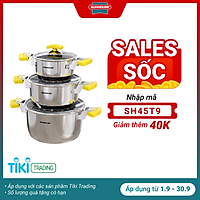 Bộ Nồi Inox 5 Đáy Sunhouse SH787