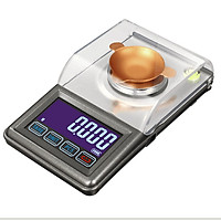Cân tiểu ly điện tử để bàn đa năng cao cấp 50g/0,001g JFC ( Tặng kèm miếng thép đa năng 11in1 )