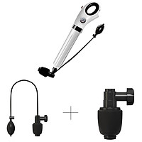 COMBO 2 Đầu Cao Su Thay Đổi Kích Cỡ Ống Của Dụng cụ thông tắc cống, bồn cầu bằng khí nén- Hàng Chính Hãng