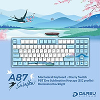 Bàn phím cơ DAREU A87 Cherry Switch ( Childhood,summer,Dream,Swallow ) - Hàng chính hãng