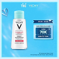 Nước tẩy trang giàu khoáng dành cho da nhạy cảm Vichy Pureté Thermale Micellar Water 100ml