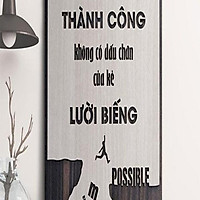 Tranh Gỗ treo tường, trang trí phòng tạo động lực TP879