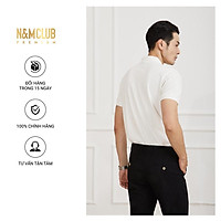 Áo Thun Polo Nam N&MCLUB ngắn tay màu trắng mã 2104033