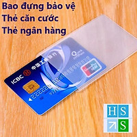 SET 10 Bao đựng thẻ ngân hàng ATM Túi đựng thẻ căn cước công dân bằng lái xe chống chày xước -