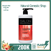 Dầu gội Salon Professional bảo vệ tóc khỏi các tác động nhiệt của máy sấy, m.áy làm t.óc 1000ml