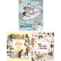 Combo 50 Khoảnh Khắc Siêu Hóm Bên Cún Cưng + 50 Điều Hạnh Phúc Khi Có Cún Cưng + Chuyện Boss Nhà Tôi (3 Cuốn)