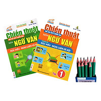 combo Ngữ Văn 12: Chiến Thuật Ôn Thi THPT Quốc Gia Môn Ngữ Văn - Chuyên Đề Nghị Luận Xã Hội ( tặng 1 hộp bút chì 12 cái)