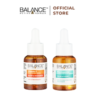Combo serum ngừa mụn, giảm thâm và làm sáng da Balance Vitamin C và Niacinamide Serum 30ml/chai