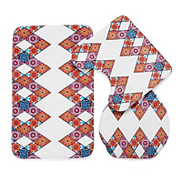 Bohemian Style Bathroom Shower Curtain Non-slip Mats Set Bath Toilet Seat Cover Floor Mat Bathroom Decor Set