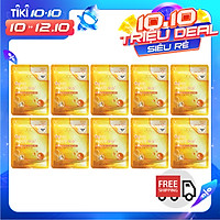 Combo 10 Gói Mặt Nạ Cung Cấp Dưỡng Chất Phục Hồi Da 3W Clinic Fresh Coenzyme Q10 Mask Sheet (23ml x 10)