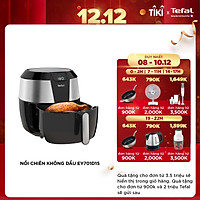 Nồi chiên không dầu vỏ thép Tefal EY701D15 - Dung tích 5.6L Size lớn XXL Công suất 1850W - Hàng chính hãng