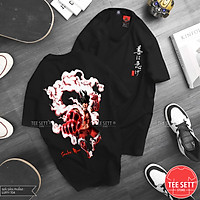 Áo One Piece Luffy gear 4 snake man cực ngầu màu Đen & Trắng Mới, Áo thun Anime Manga One Piece Monkey D. Luffy có size bé cho trẻ em 25-90kg Unisex phù hợp cho nam + nữ / TEESETT STORE