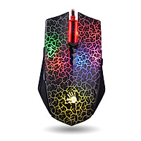 Chuột Chơi Game Có Dây A4tech A70 4000DPI 8 Nút (Đen) - Hàng Chính Hãng