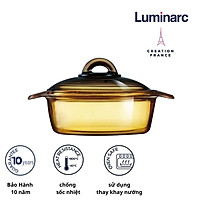 Nồi thuỷ tinh 1L Luminarc Blooming Amberline - LUBLH6721