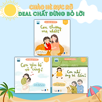 Sách thơ cho bé - Bộ Gia đình Bé Bỏng - Truyện tranh cho trẻ tập nói, mầm non từ 0-1-2-3-4-5-6 tuổi (Sách Đọc to gắn kết tình cảm gia đình)