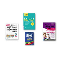 Combo Tự Học Tiếng Anh Cấp Tốc Cho Người Mới Bắt Đầu + Tự Học Tiếng Anh Từ A đến Z + Bài