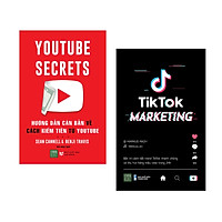 Combo Sách kinh doanh trên nền tảng số: Youtube Secrets - Hướng dẫn căn bản về cách kiếm tiền từ Youtube + TikTok Marketing - Bật mí cách bắt trend TikTok