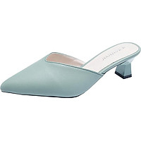 IELGY Sandals and slippers women wear fashion pointed wild wild slim casual high heel women's shoes