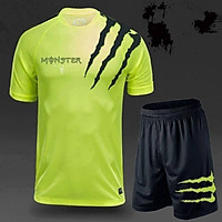 Bộ đồ thể thao cho nam in chữ Monster đủ 3 màu cực bền và đẹp BTT001