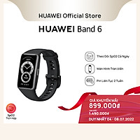 Vòng Đeo Tay Thông Minh HUAWEI Band 6 | Theo Dõi SpO2 Cả Ngày | Màn Hình Tràn Viền | Pin Liên Tục 2 Tuần | Hàng Chính Hãng