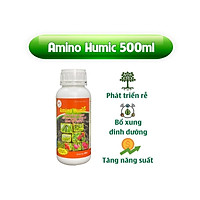 Phân Bón Hữu Cơ Ecom Kích Rễ Đi Đọt Nhanh Giải Độc Hữu Cơ, Cải Tạo Đất Tăng Độ Tơi Xốp, Kích Rễ Đậu Trái Amino Humic 500ml