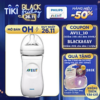 Hộp 1 Bình sữa mô phỏng tự nhiên hiệu Philips Avent cho trẻ từ 6 tháng tuổi