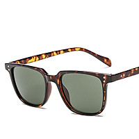 Men Square Frame Sunglasses Retro Stylish Sunglasses Wear Decoration